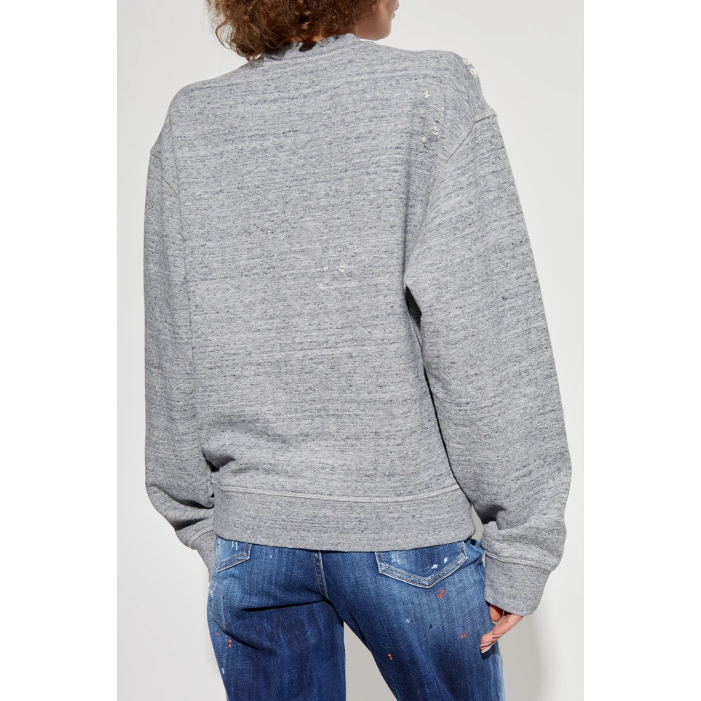 Dsquared2 Gedrukte sweatshirt Gray Dames