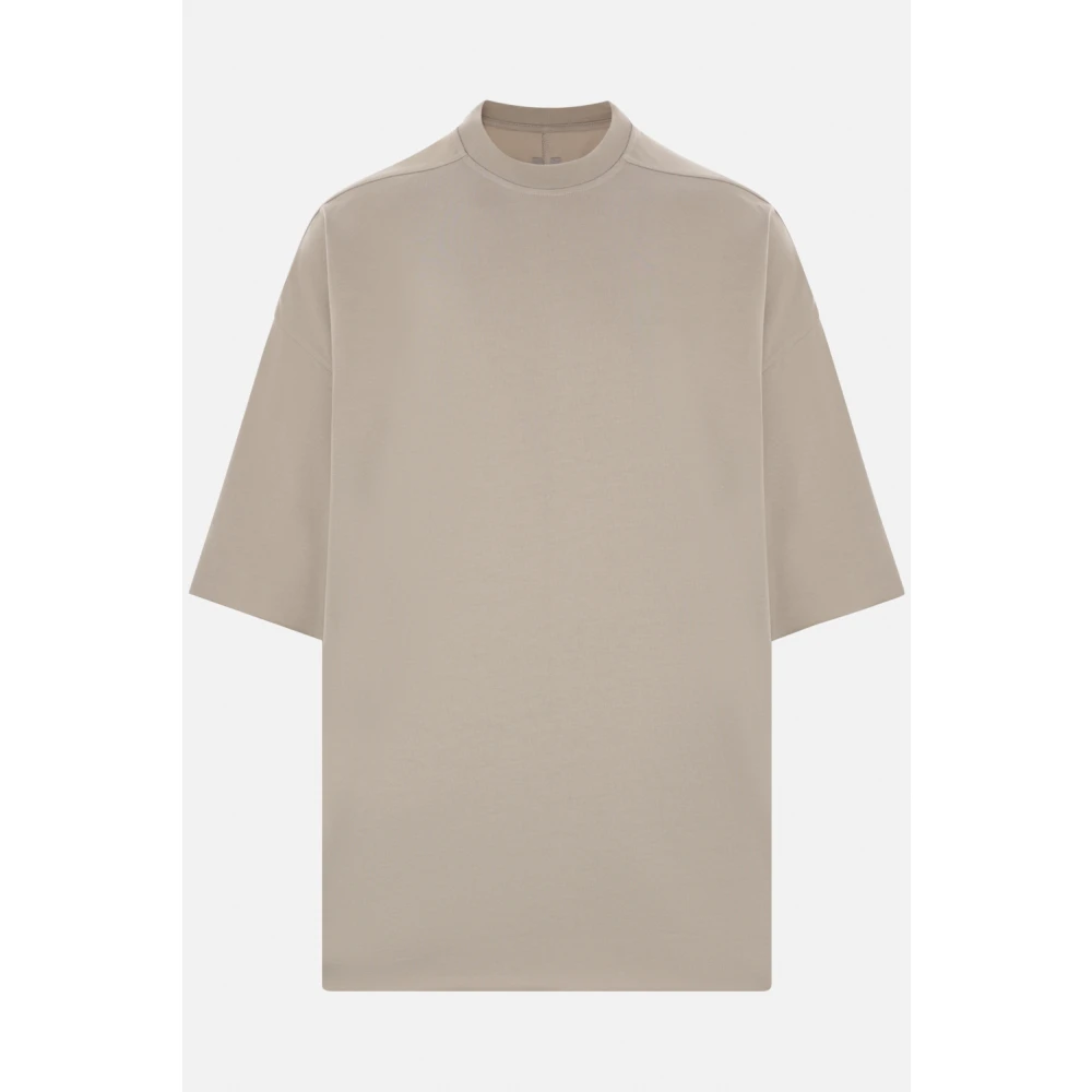 Rick Owens Beige Katoenen Oversized T-shirt Beige Heren
