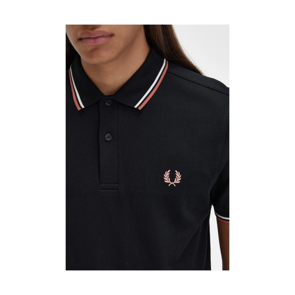 Fred Perry Polo Shirts Black Heren