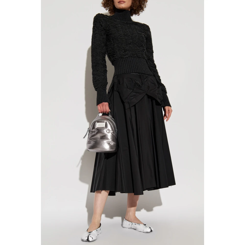 MM6 Maison Margiela Wol wollen trui met turtleneck Gray Dames