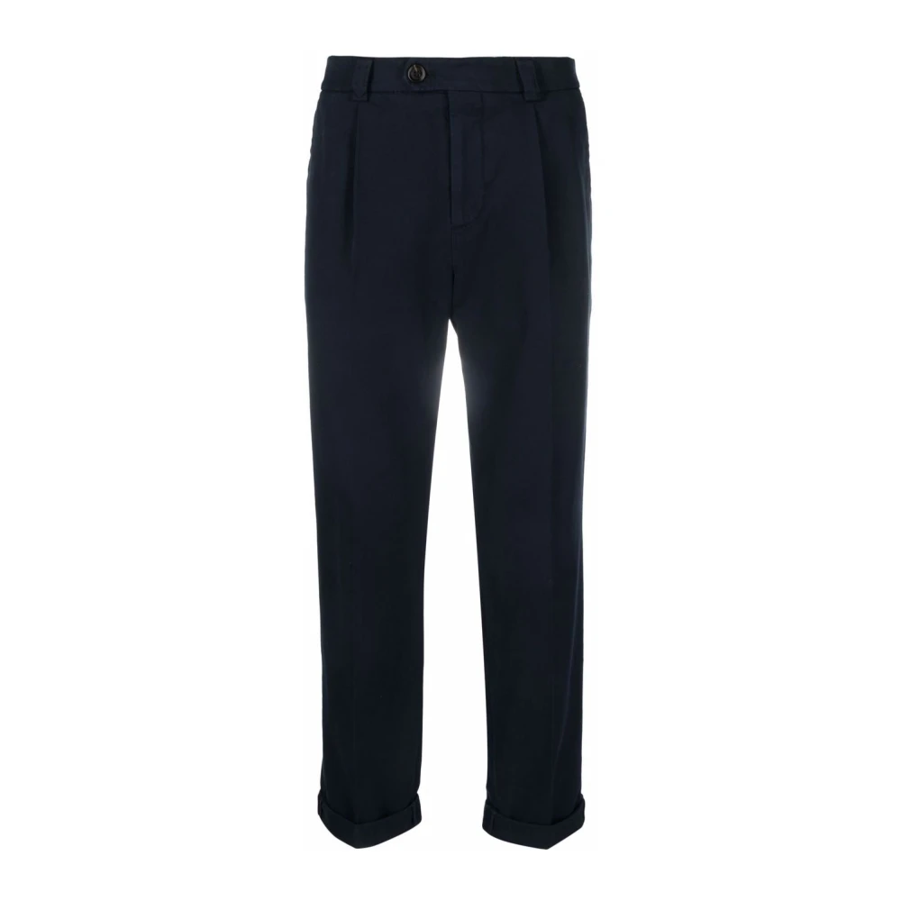 BRUNELLO CUCINELLI Navy Broek voor Heren Blue Heren