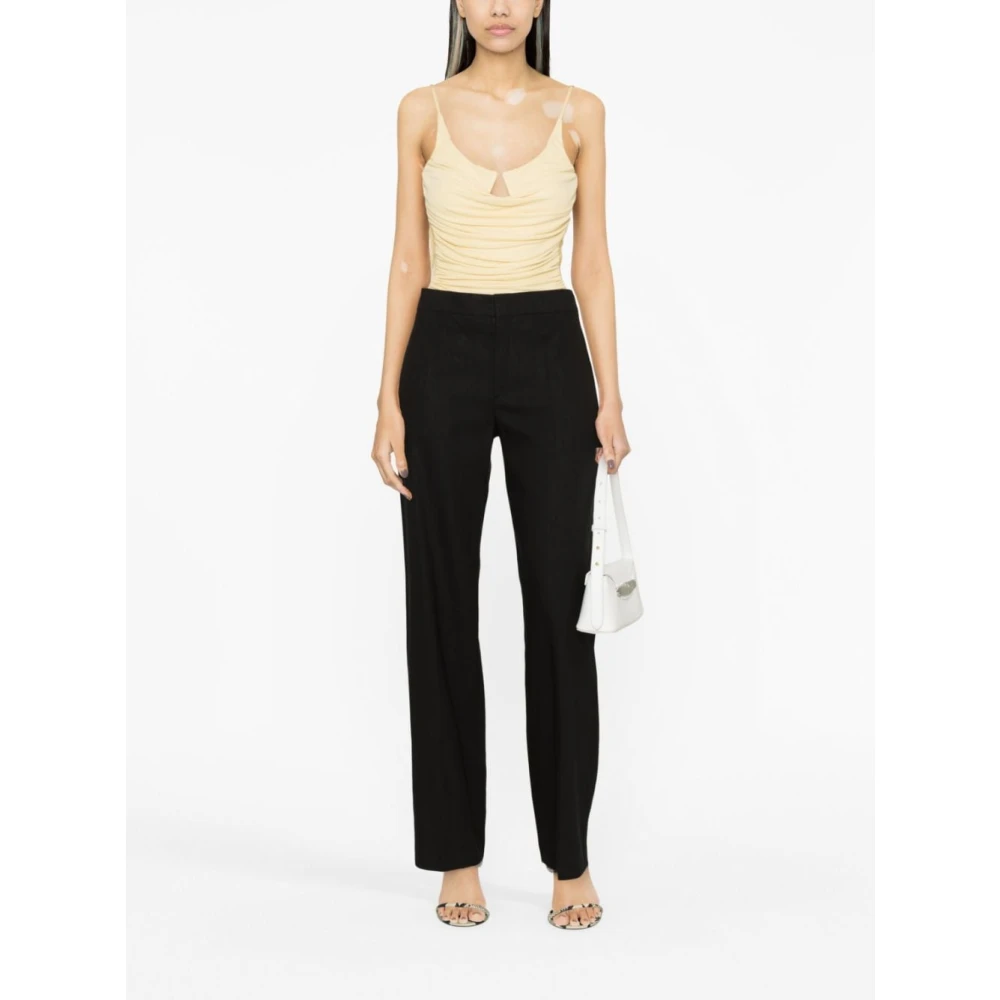 Isabel marant Zwarte Scarly Broek voor Vrouwen Black Dames