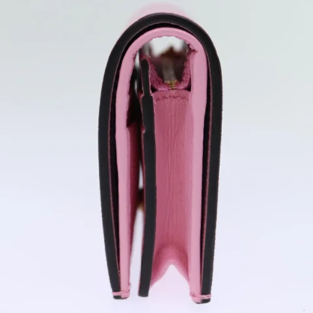 Gucci Vintage Pre-owned Leather wallets Pink Dames