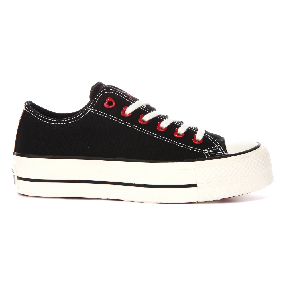Converse Women's Black Sneakers, 4 1/2 Uk, All Star Lift Platform