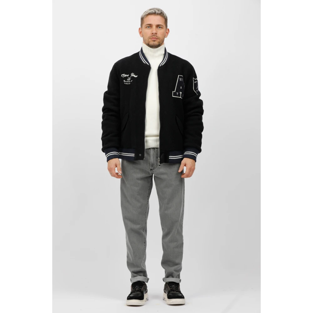 White Sand Grijze Denim Loose Fit Jeans Gray Heren