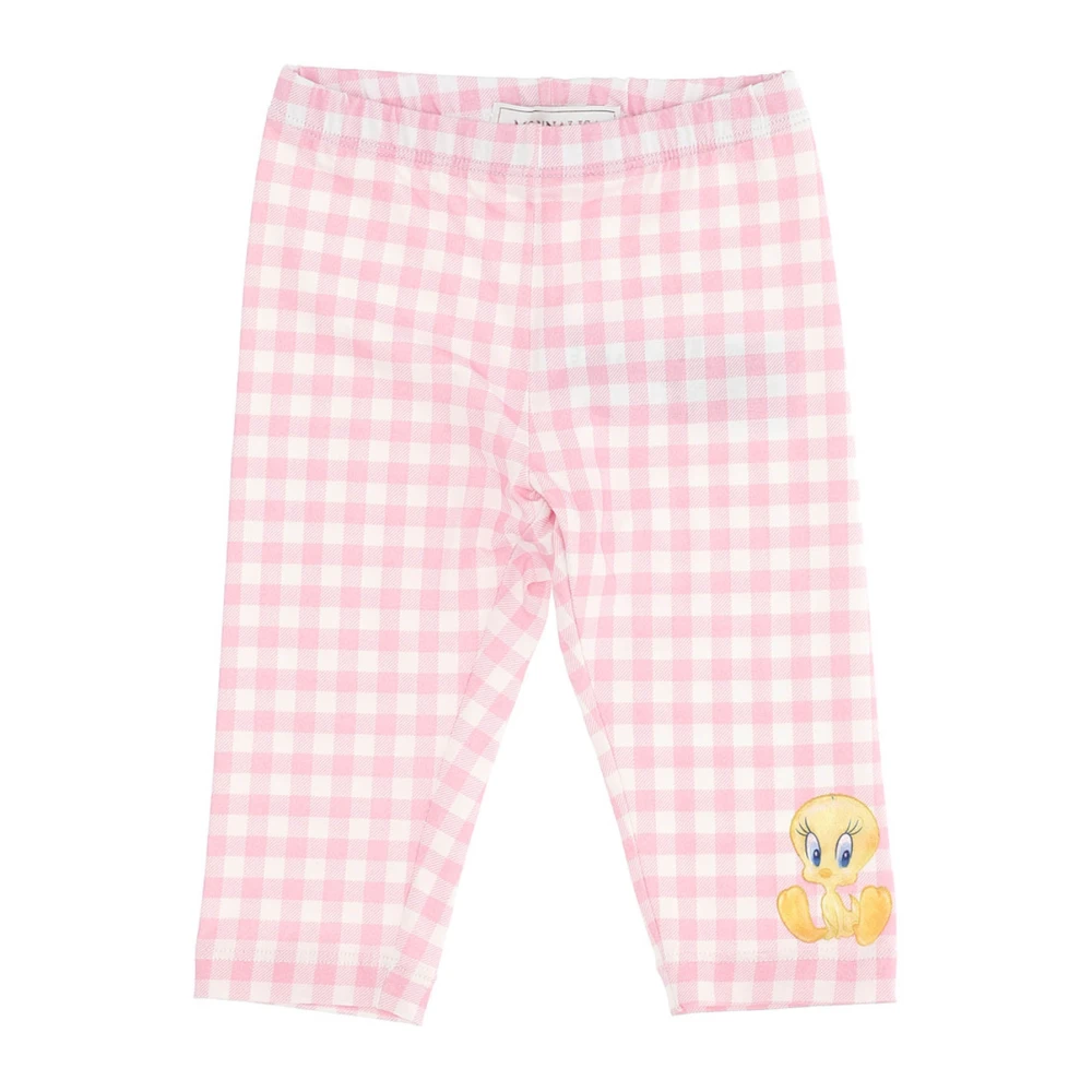 Monnalisa Girls Multicolor Leggings, 6 M, Vichy Neonata Leggings