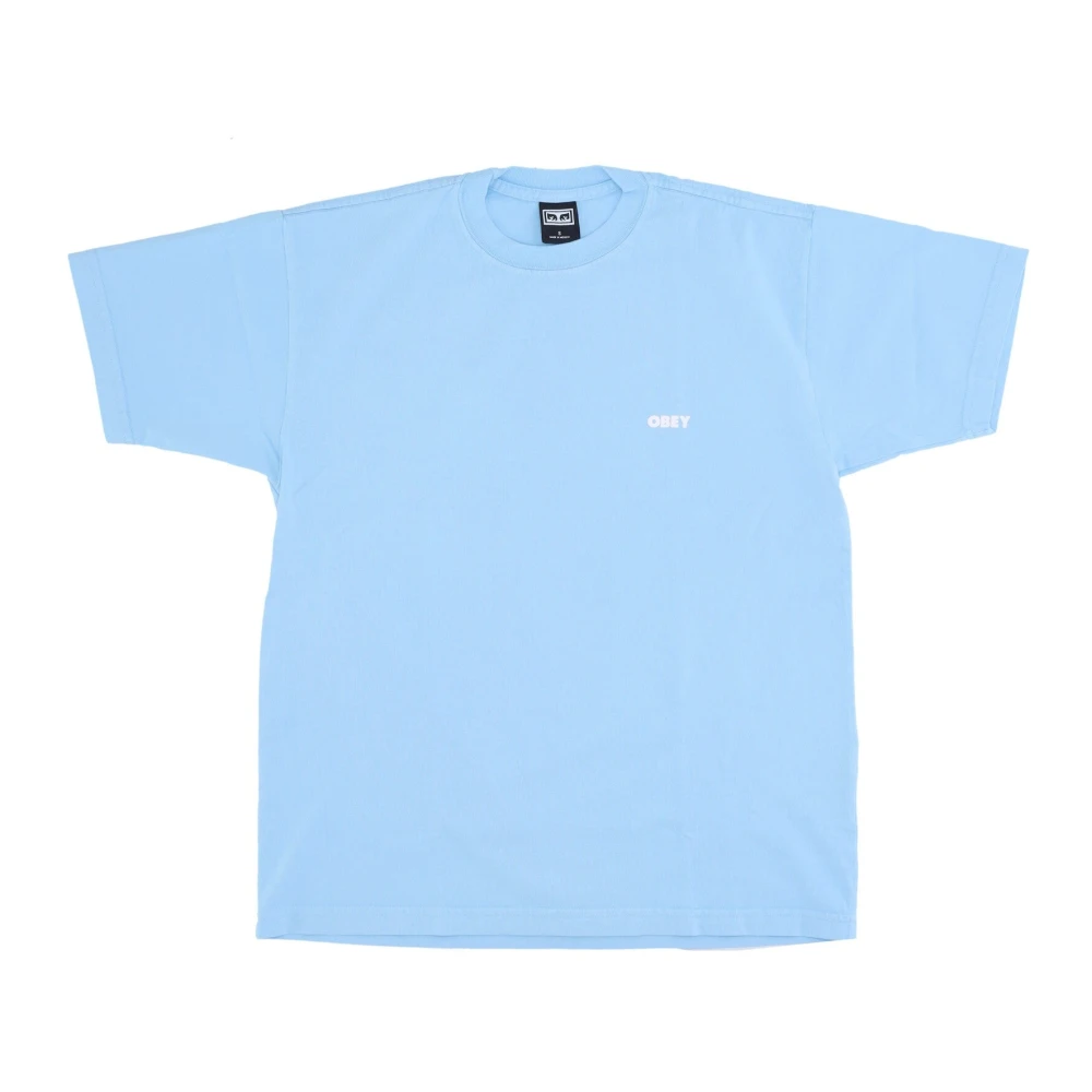 Obey Gedurfd Pictogram Hemelsblauw T-shirt Blue Heren