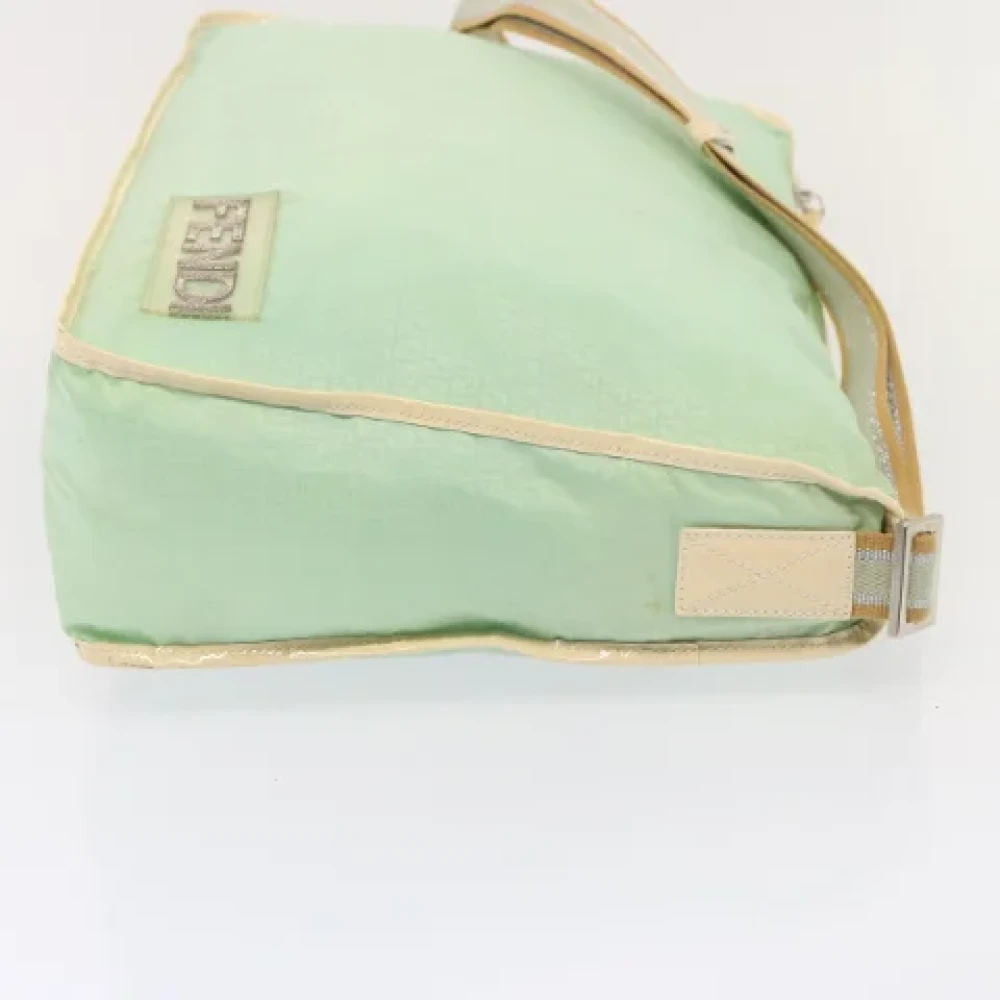 Fendi Vintage Pre-owned Canvas fendi-bags Green Dames