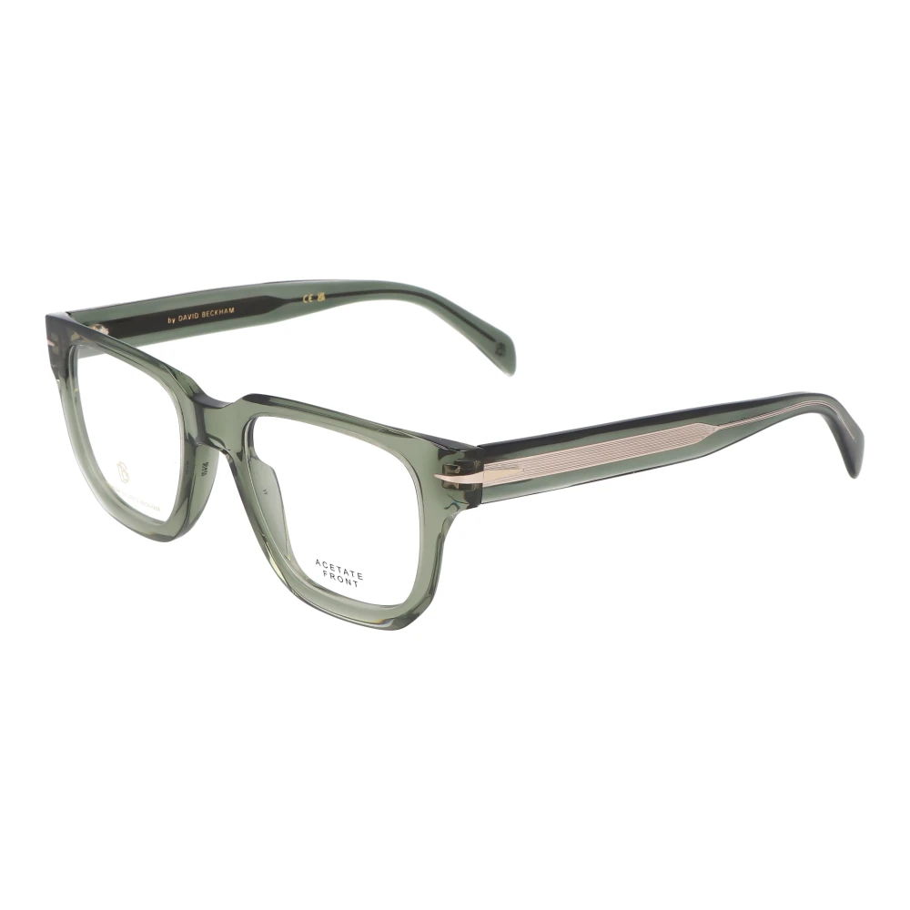 Eyewear by David Beckham Retro vierkante montuur bril Green Unisex