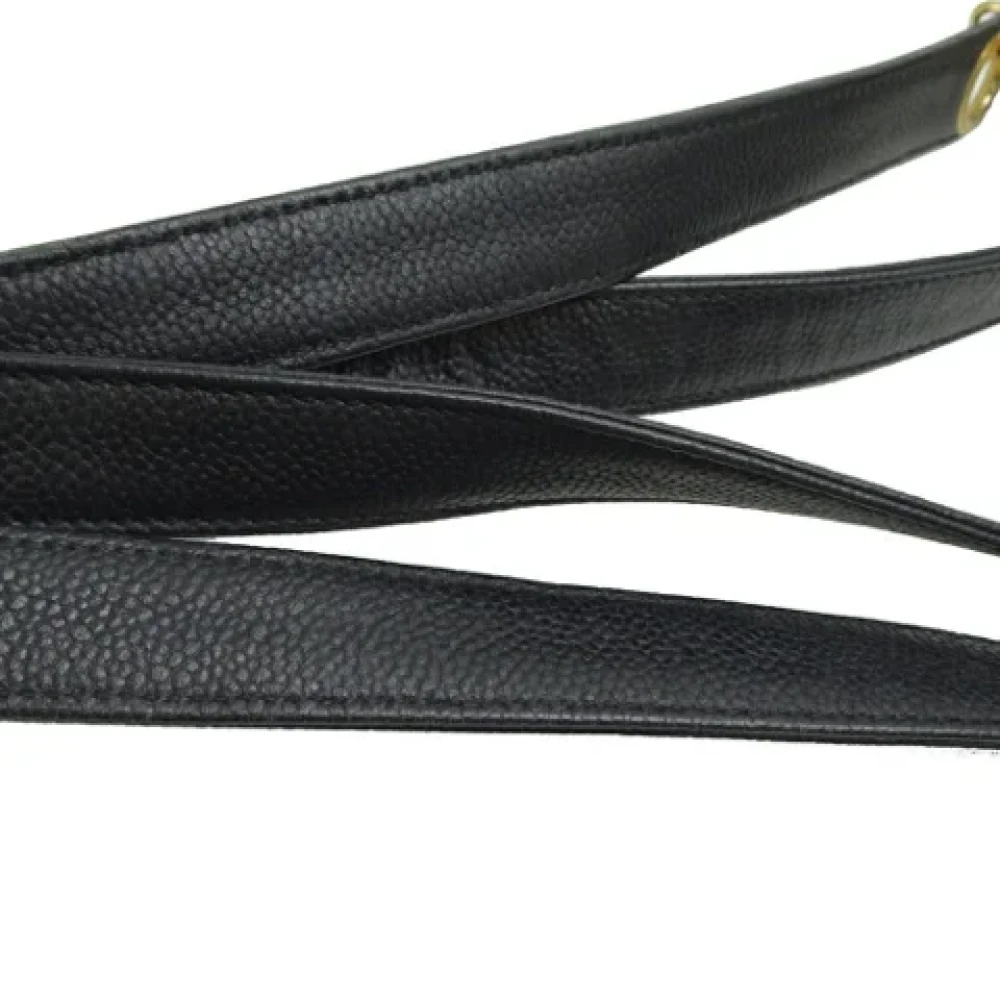 Chanel Vintage Pre-owned Leather chanel-bags Black Dames