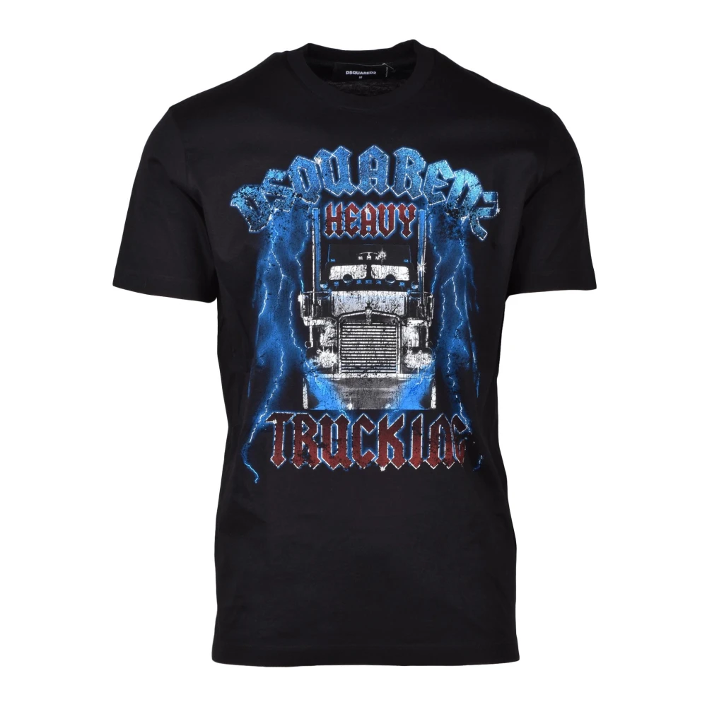 Dsquared2 Katoenen T-shirt Black Heren