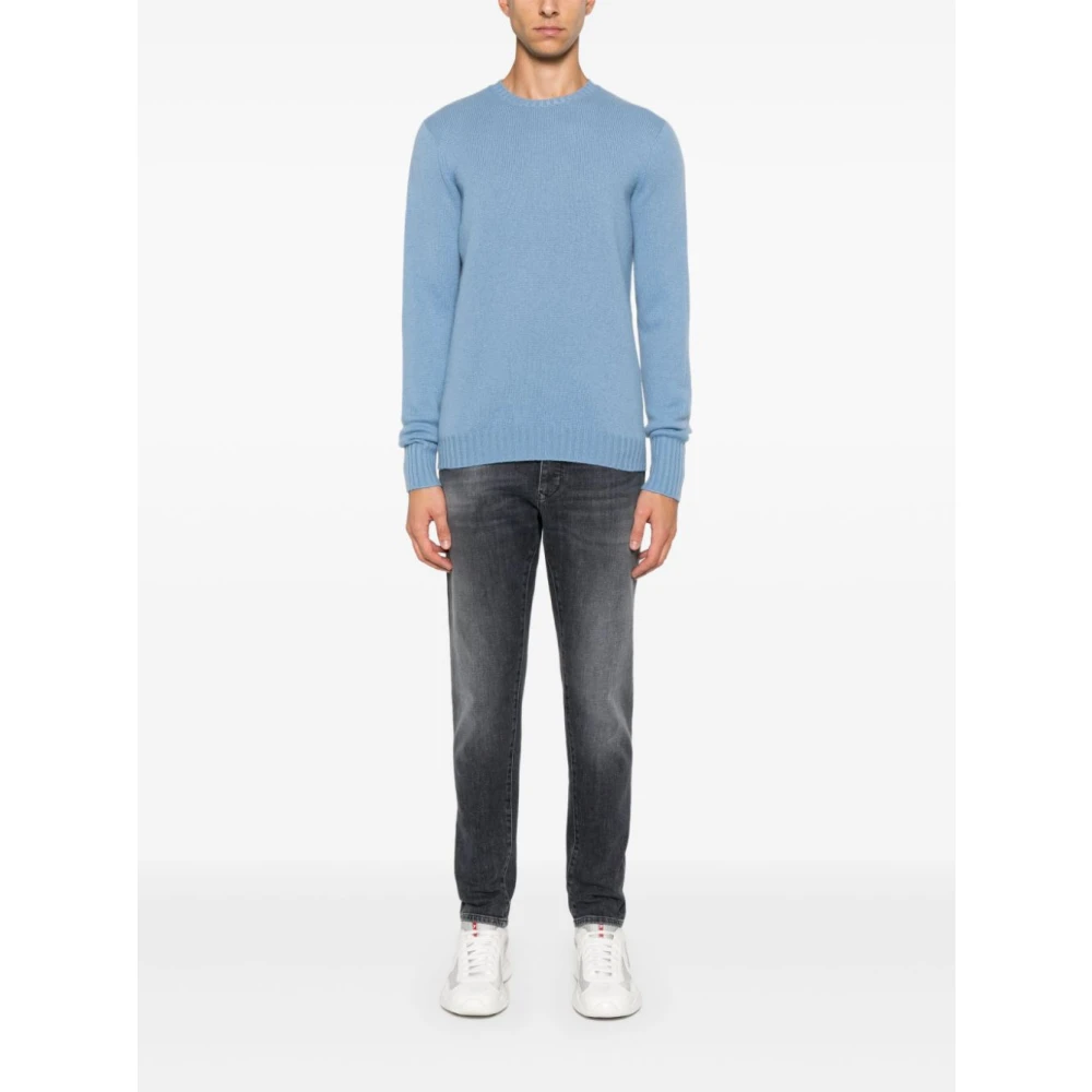 Incotex Grijze Slim Fit Denim Jeans Gray Heren