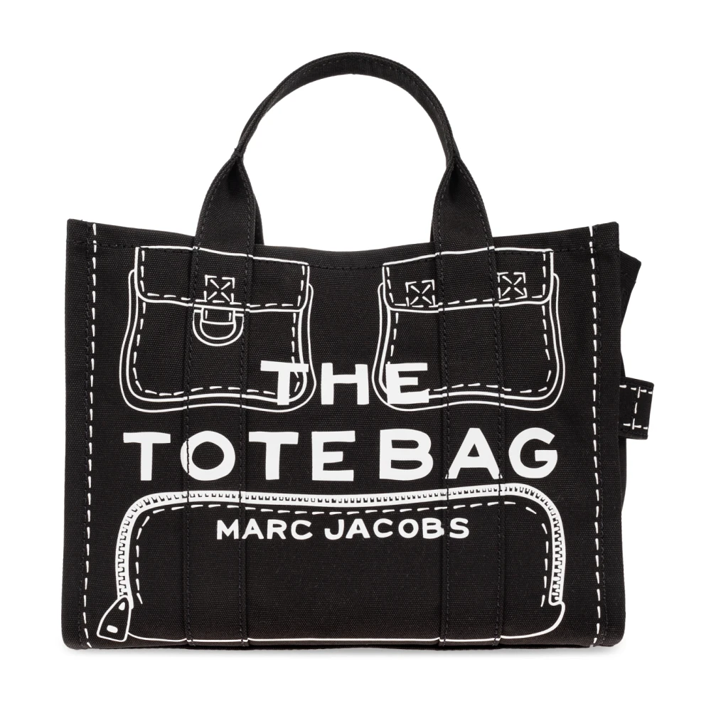 Marc Jacobs Svart Shopper Väska 'The Tote Bag'