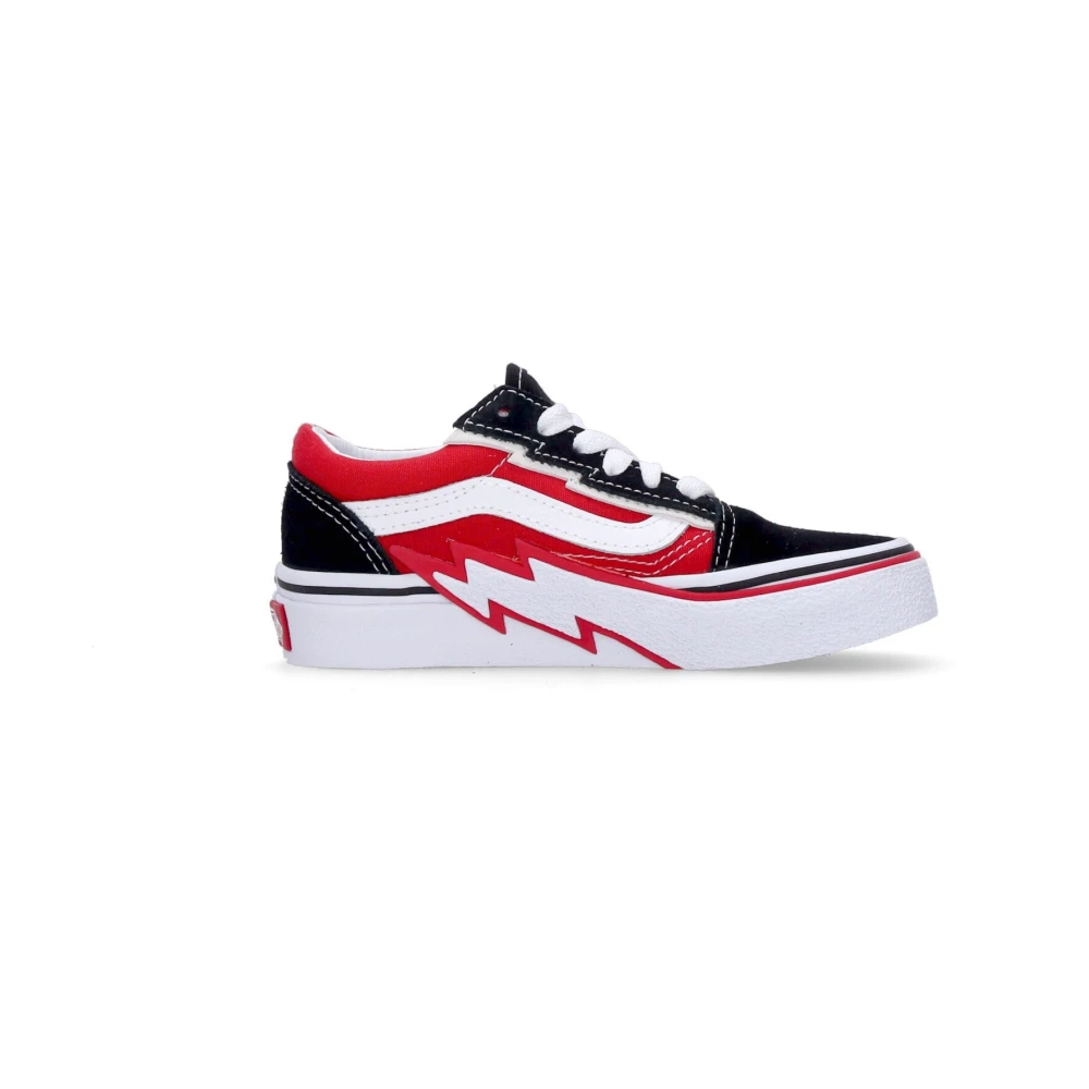 Vans Barn Låg Topp Sneakers Röd/Svart Red, Unisex