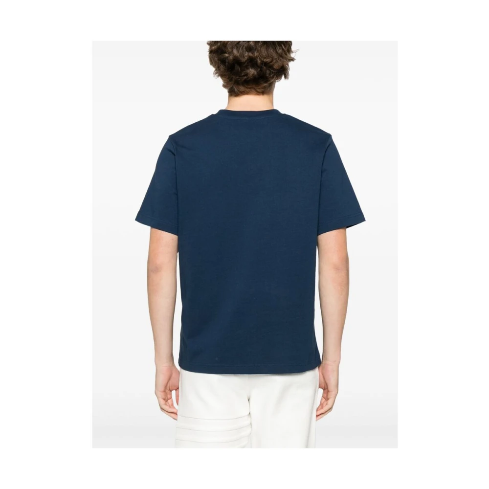 Casablanca Navy Blue Crew Neck T-shirt Blue Heren