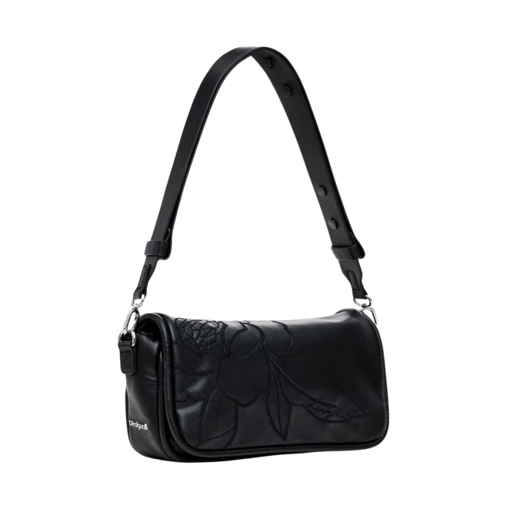 Black Donna Desigual Borse, Nero, Taglia Unica, Bags,
