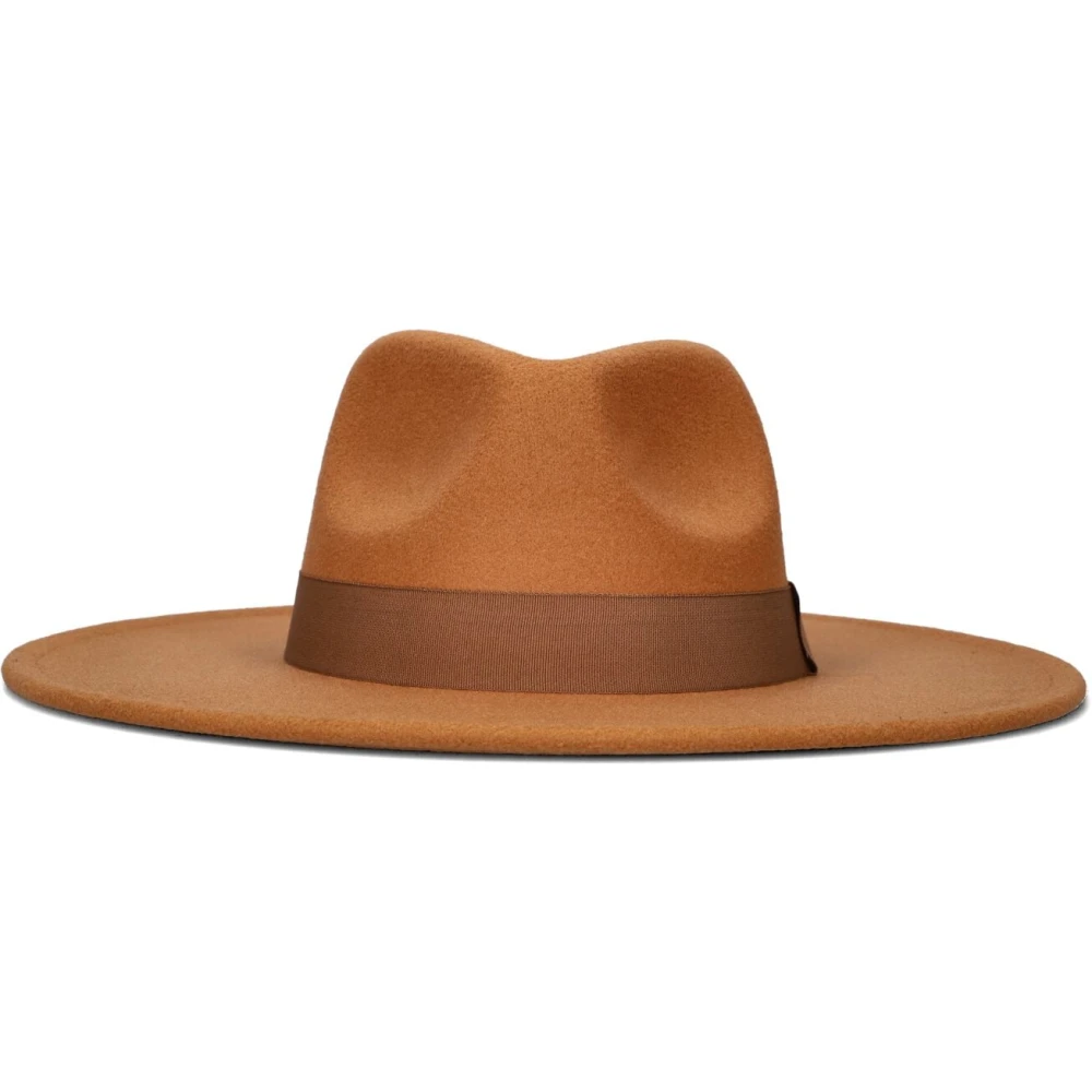 Notre-v Elegante Katia Hoed in Cognac Brown Dames