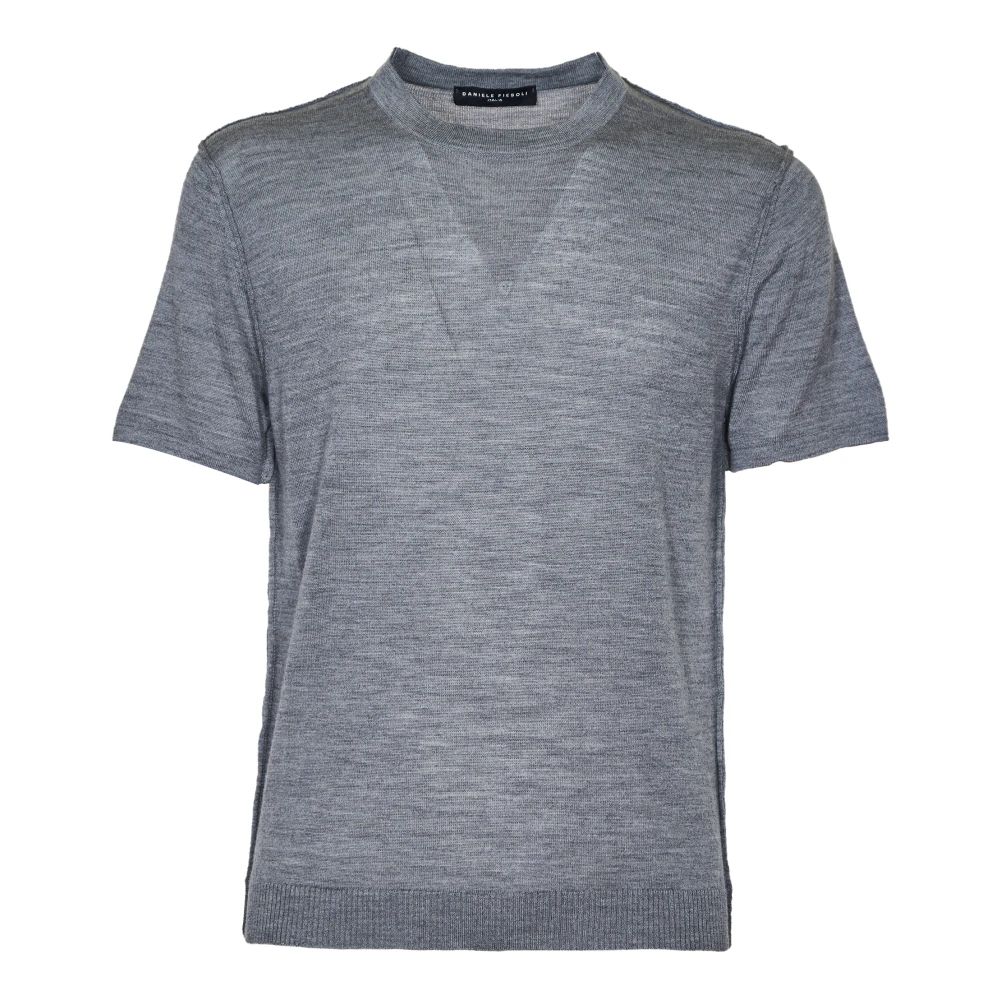 Daniele Fiesoli Grijze T-shirts en Polos Collectie Gray Heren