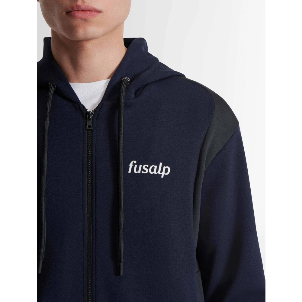 Fusalp Rick Hooded Sweatshirt Blue Heren