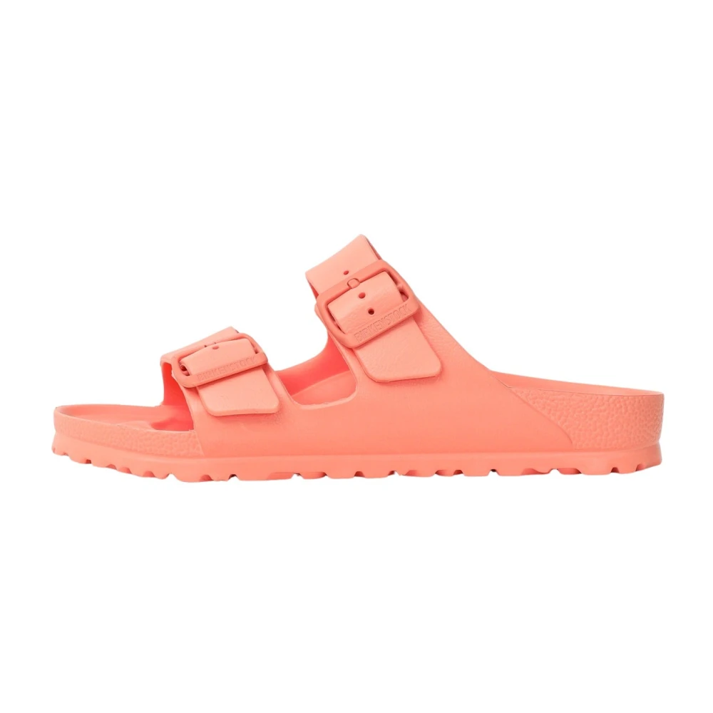 Birkenstock Women's Orange Sliders, 5 Uk, Pink Peach Arizona Sandals