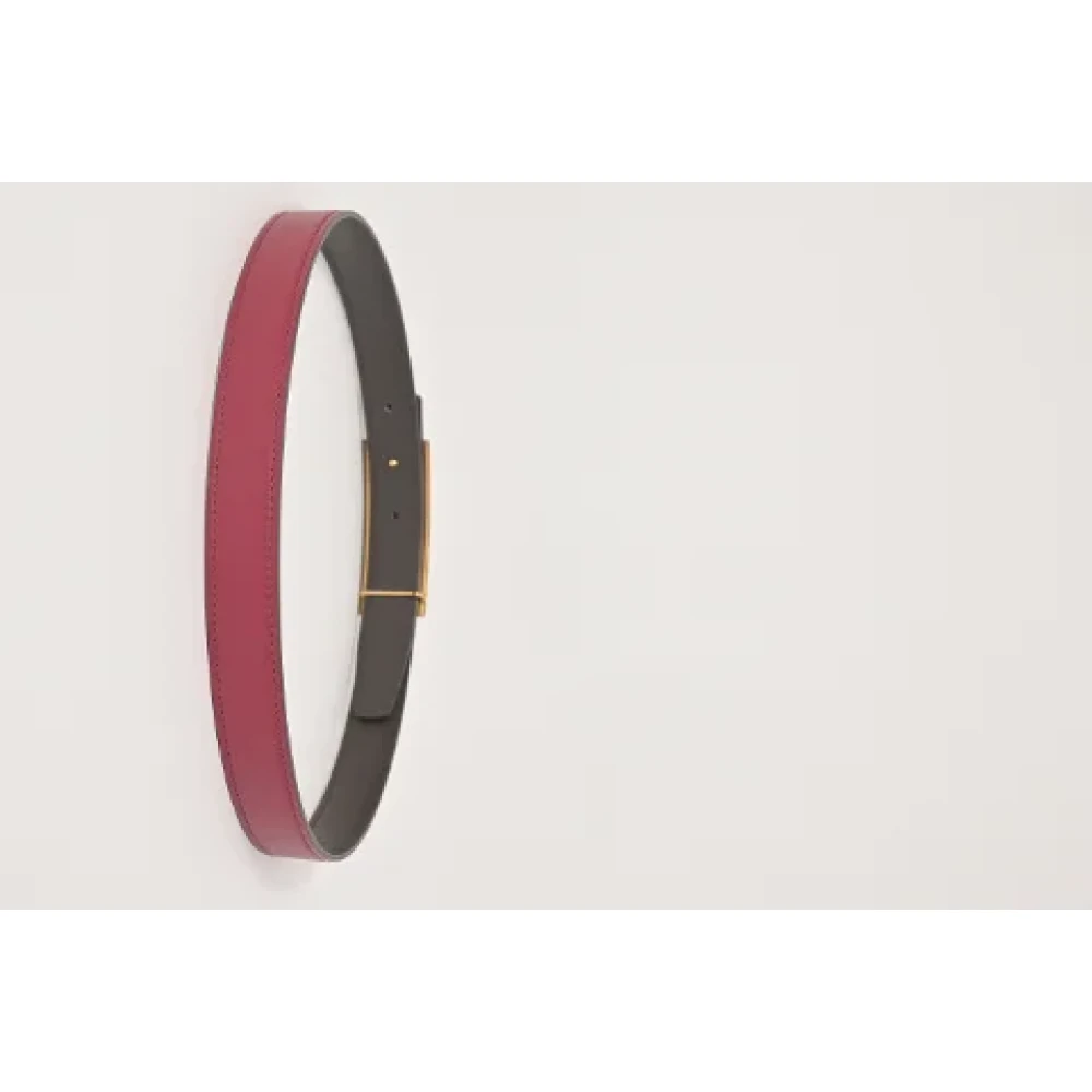Hermès Vintage Pre-owned Leather belts Red Dames