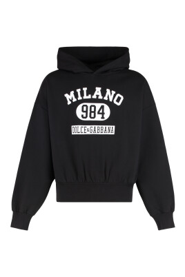 sweat-a-capuche-en-jersey-noir-avec-imprime-blanc