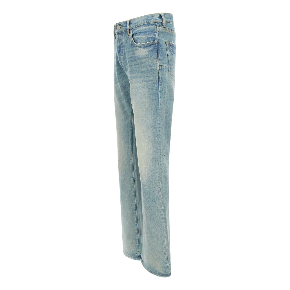Purple Brand Coated Light Slim Fit Jeans Blue Heren