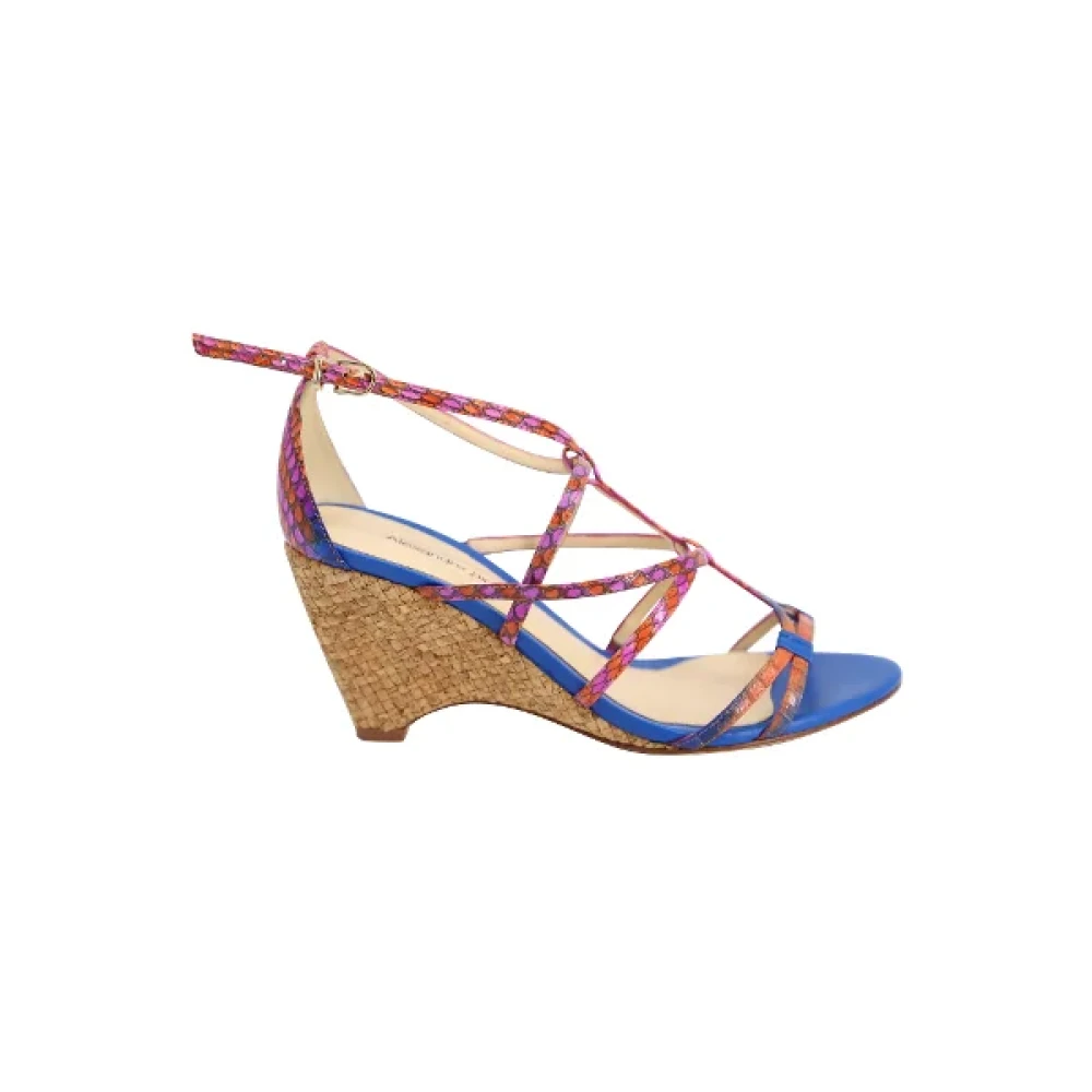 Alexandre birman blue sandals online