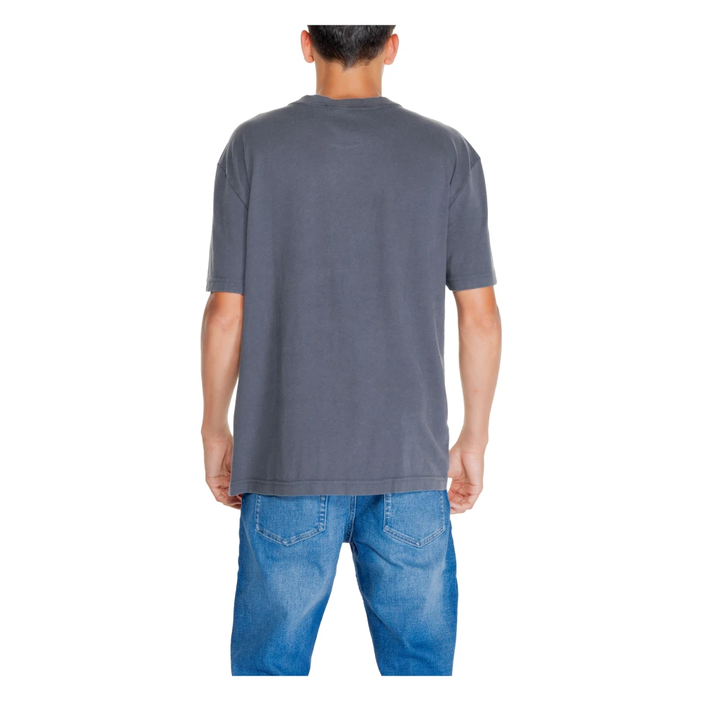 Calvin Klein Jeans Zwarte Ronde Hals T-shirt Black Heren