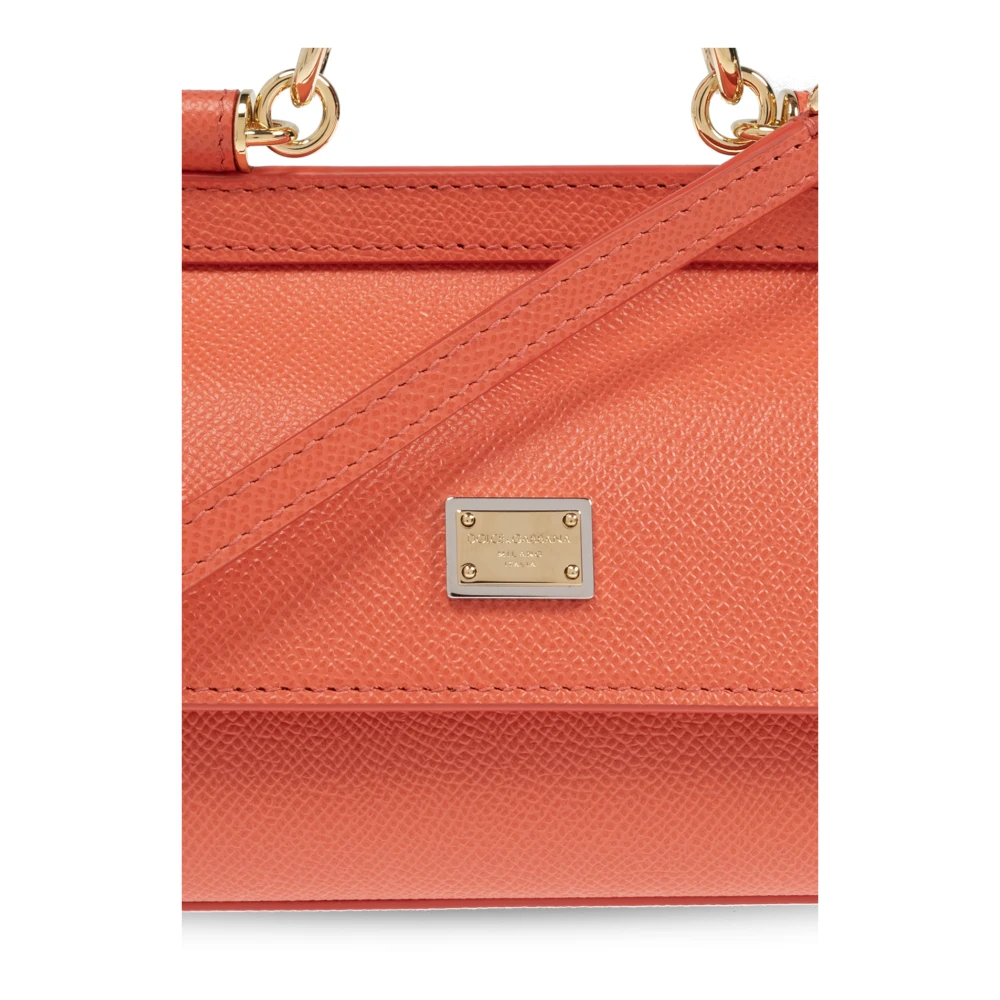 Dolce & Gabbana Sicily Kleine schoudertas Orange Dames