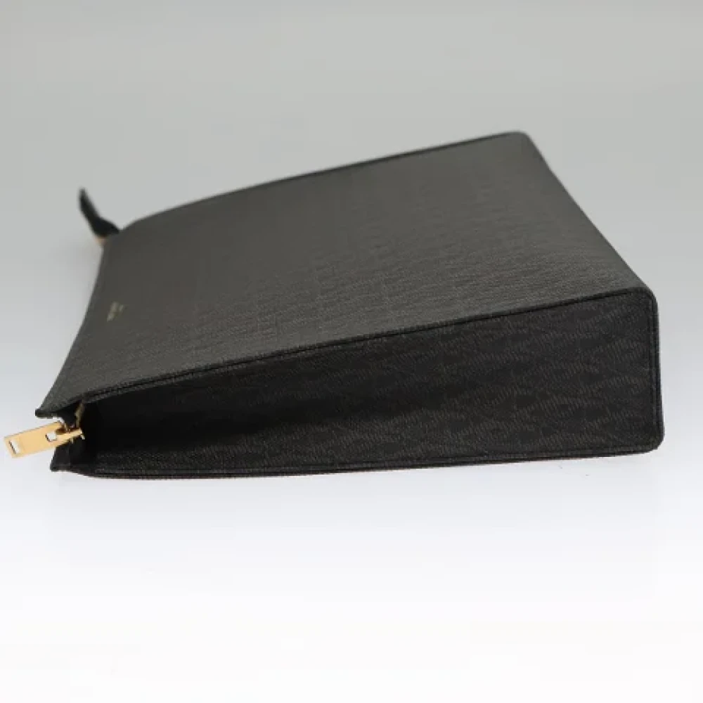 Saint Laurent Vintage Pre-owned Leather clutches Brown Dames