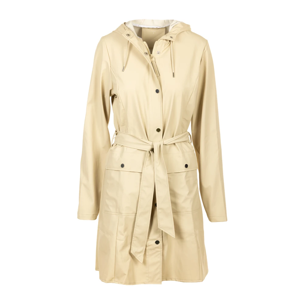 Rains Curve Vattentät Jacka Beige, Dam