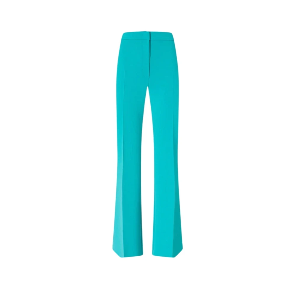 Pinko Vrouw Groente Broeken Dames, Groen, M, Polyester, Wijde Broek