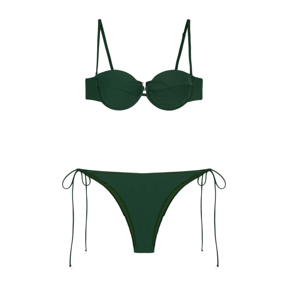 Me-Fui Verstelbare Amerikaanse stijl bikini set Green Dames