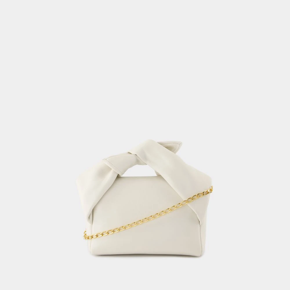 JW Anderson Witte Leren Crossbody Tas met Twister White Dames