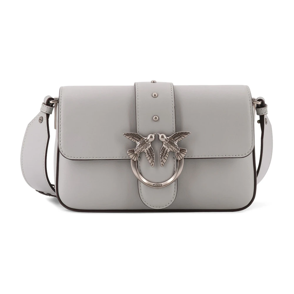 Pinko Cross Body Bags, Female, One Size, Mini Love Bag Gray