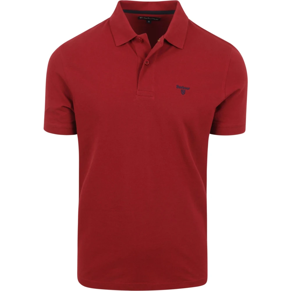 Barbour Polo Shirts Red Heren