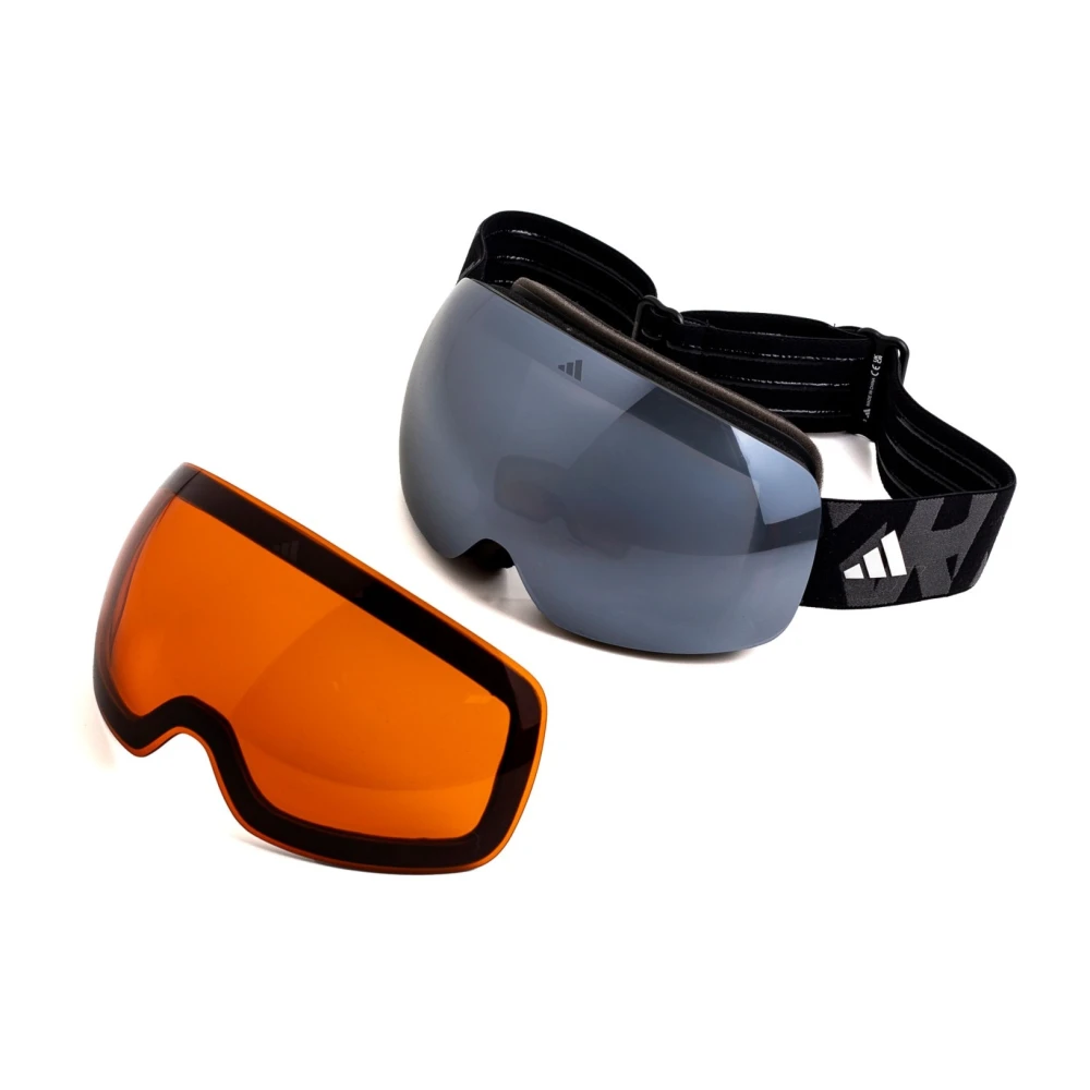 Adidas Unisex Black Hats & Gloves, One Size, Ski Goggles
