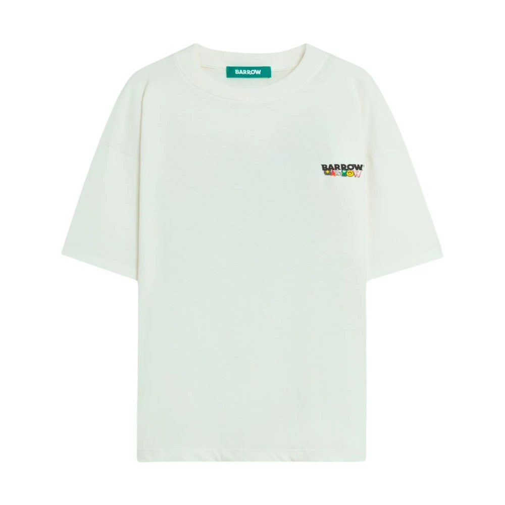 Barrow White Jersey T-Shirt - Male - T-Shirts - Xs - Tops