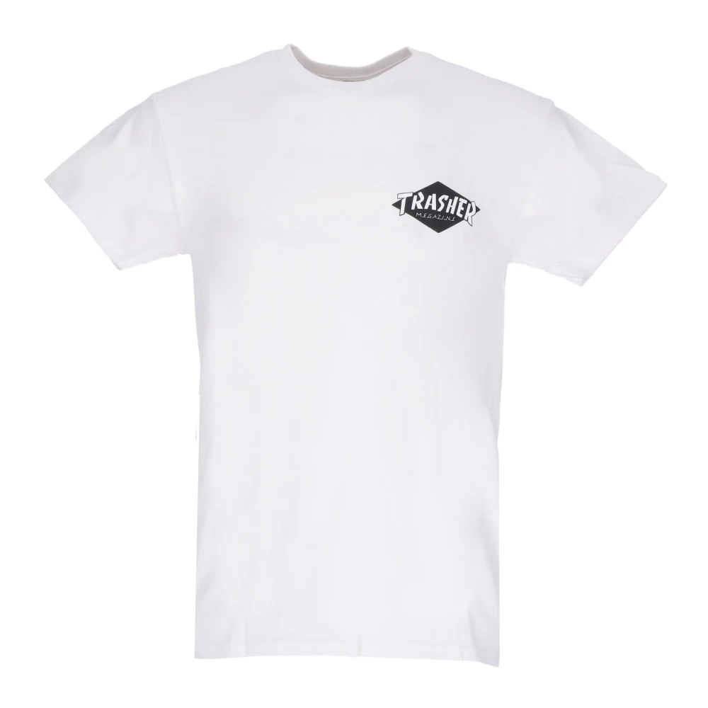 Thrasher Witte Hurricane Tee Korte Mouw T-Shirt White Heren