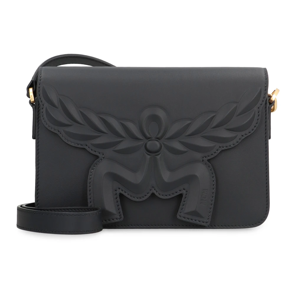 Mcm Women's Black Himmel Laurel Crossbody - Cross Body Bags - One Size - Bags