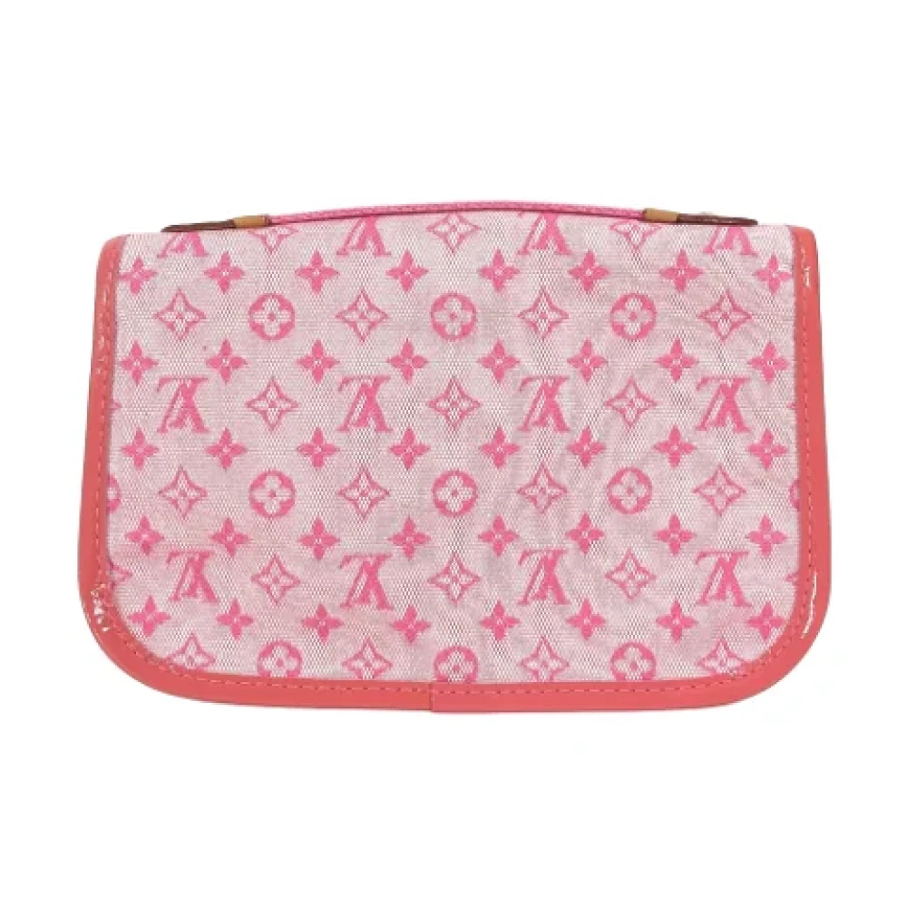 Louis Vuitton Vintage Pre-owned Canvas clutches Pink Dames