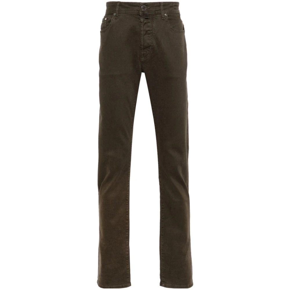 Jacob Cohën Bruine Jeans Wijde Zoom Herenkleding Brown Heren