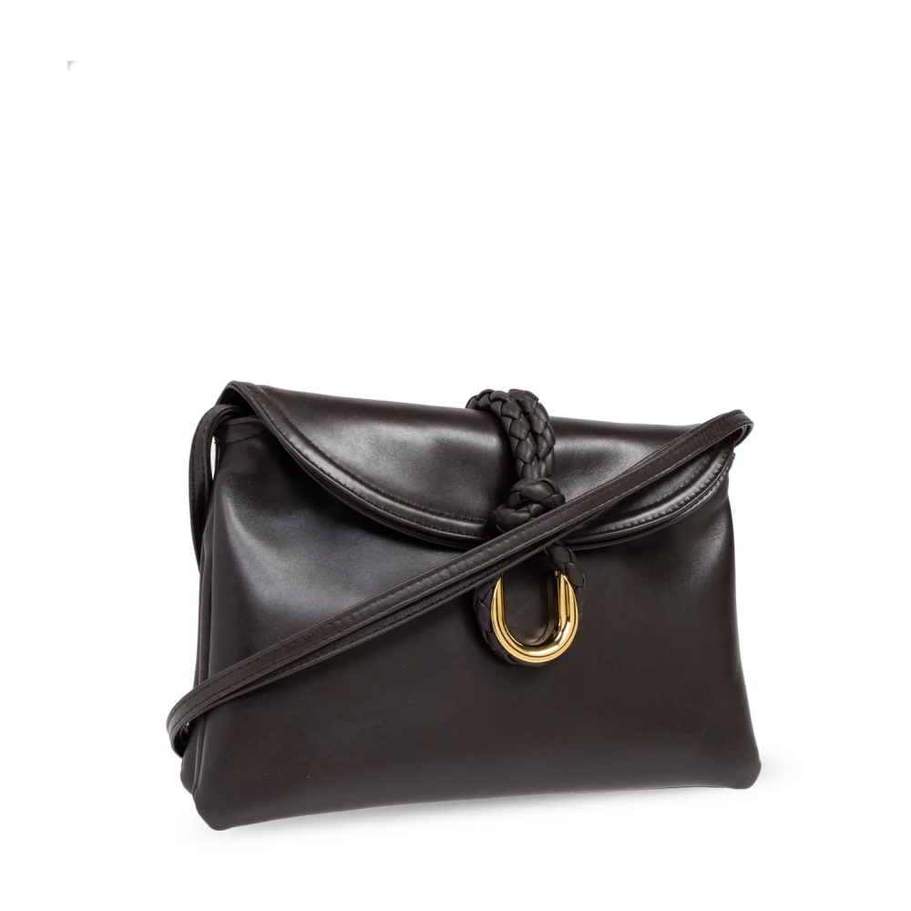 Bottega Veneta Schoudertas Liberta Klein Brown Dames