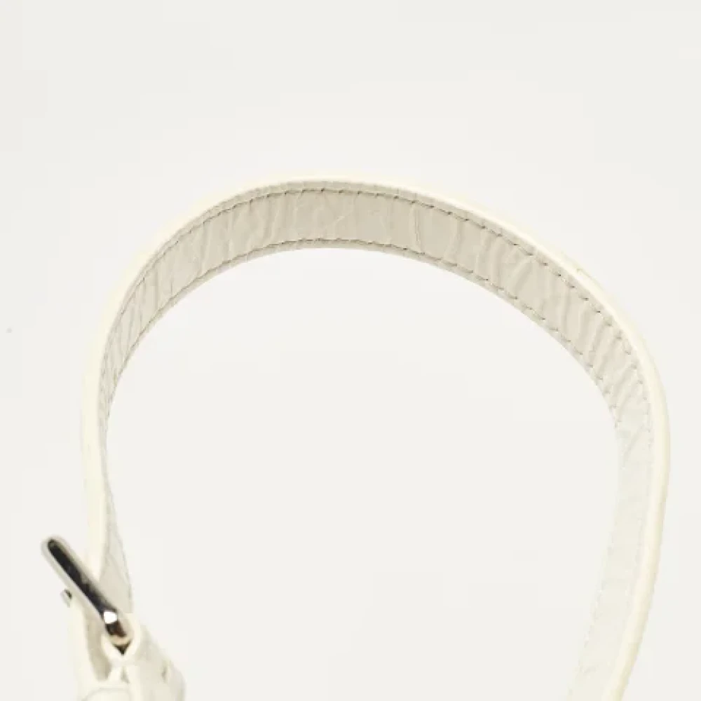 Dior Vintage Pre-owned Fabric dior-bags White Dames