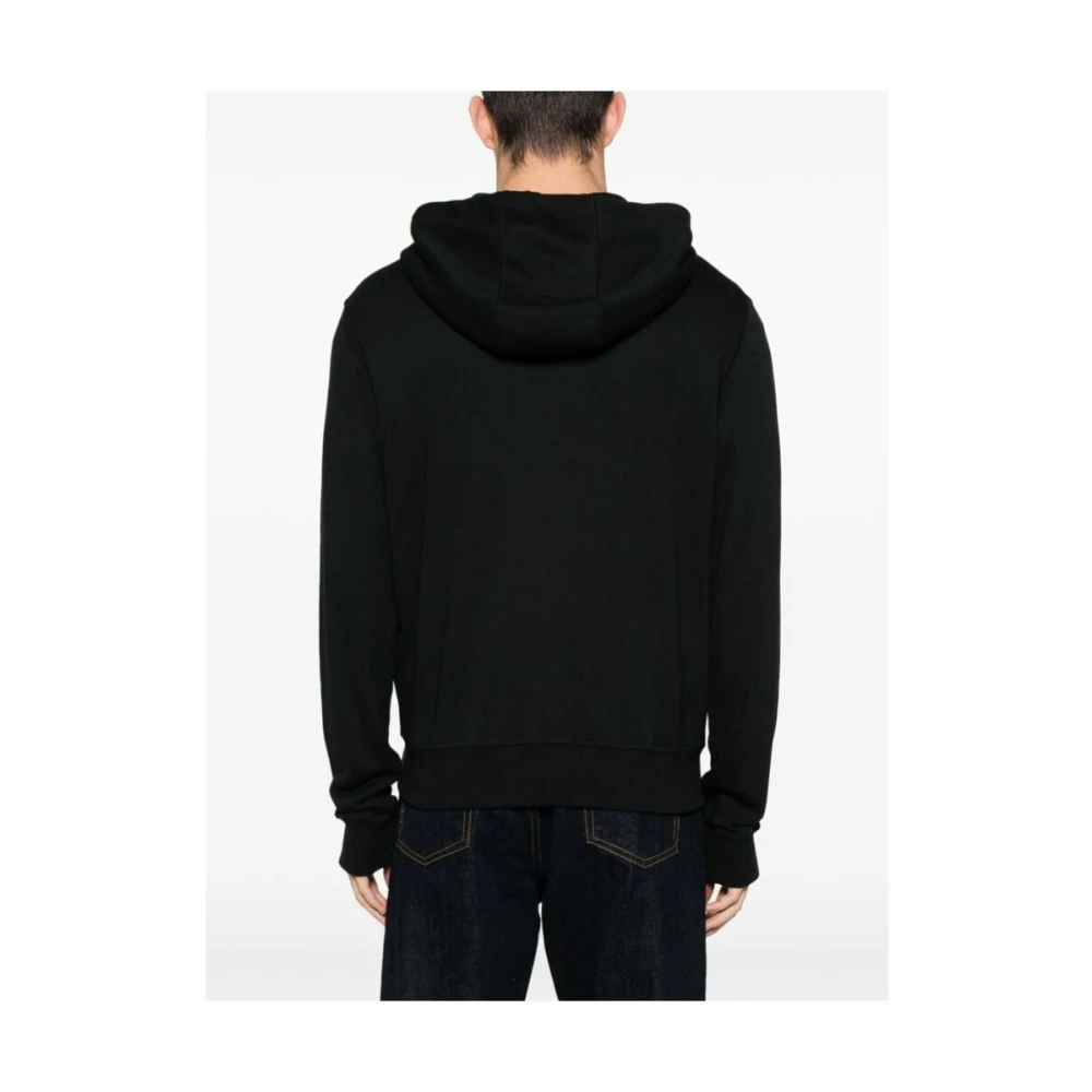 Tom Ford Zwarte hoodie met logo patch Black Heren