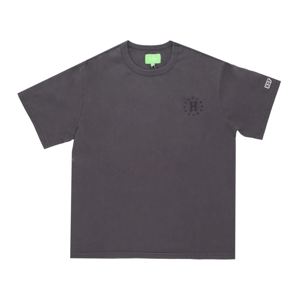 HUF Galaxies Relaxed Top Gunmetal Heren T-shirt Gray Heren