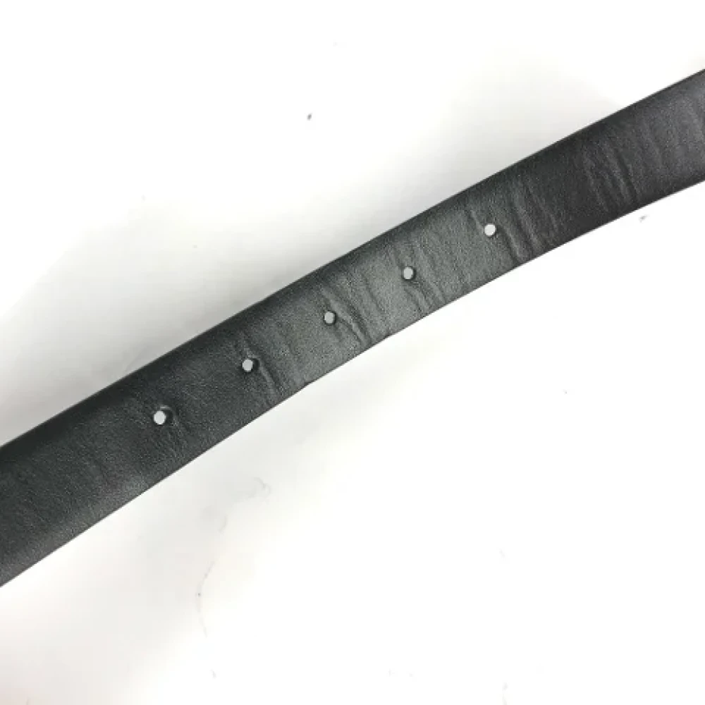 Salvatore Ferragamo Pre-owned Leather belts Black Dames