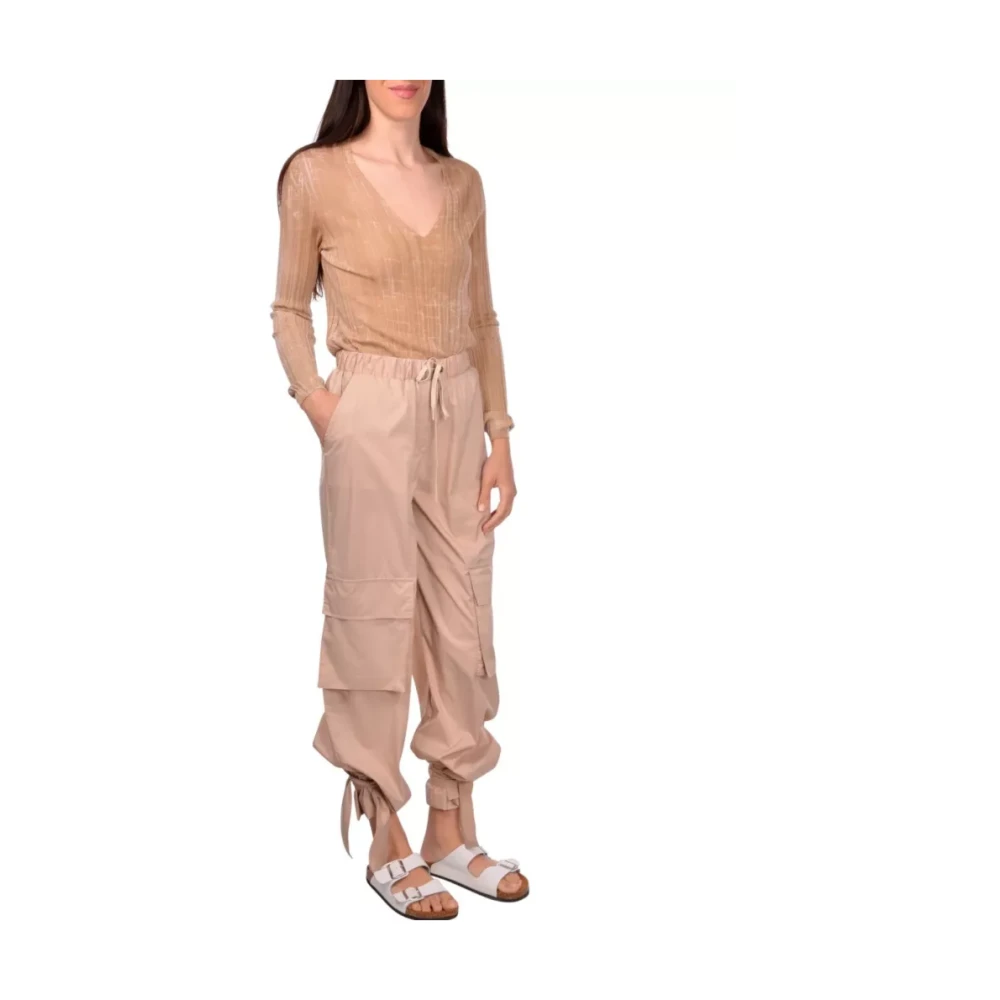 Gran Sasso Loszittende broek Beige Dames