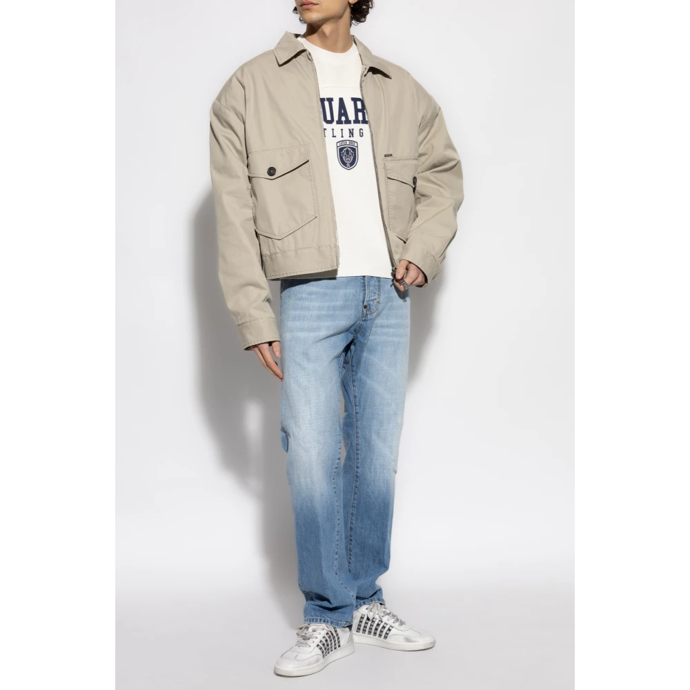 Dsquared2 Trui met logo Beige Heren